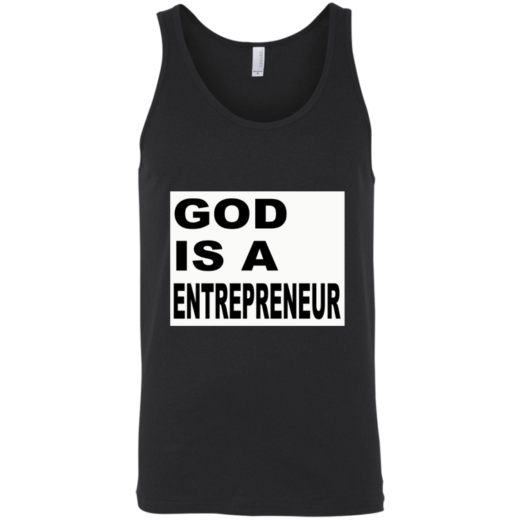 God Is A Entrepreneur - Black - Unisex Tank