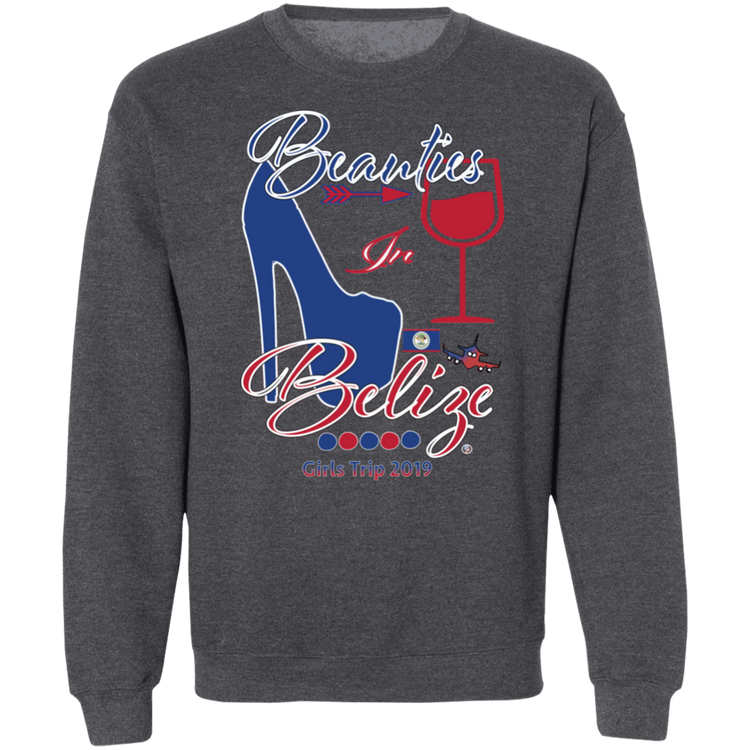 Beauties In Belize - Crewneck Pullover Sweatshirt