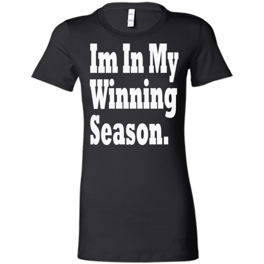 Im In My Winning Season White - Black Label Women's' T-Shirt