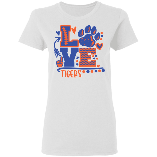 SSU - Love Tigers - Women's 5.3 oz. Tee