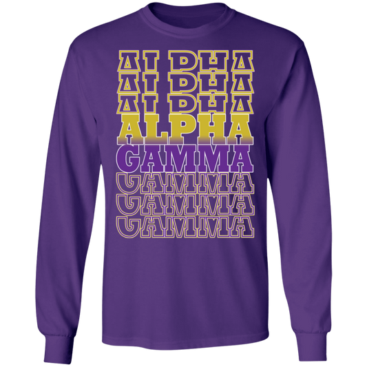 ALPHA GAMMA - ALPHA GAMMA - ALPHA GAMMA - Men's LS Tee