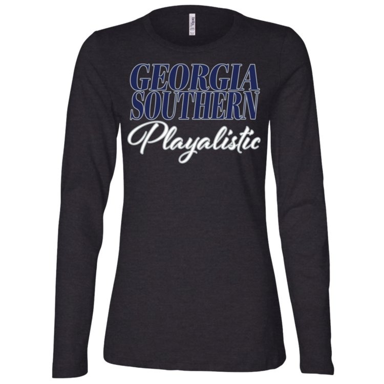 GA Southern - Southern Playalistic - Fashion Fitted Women's Jersey LS Missy Fit