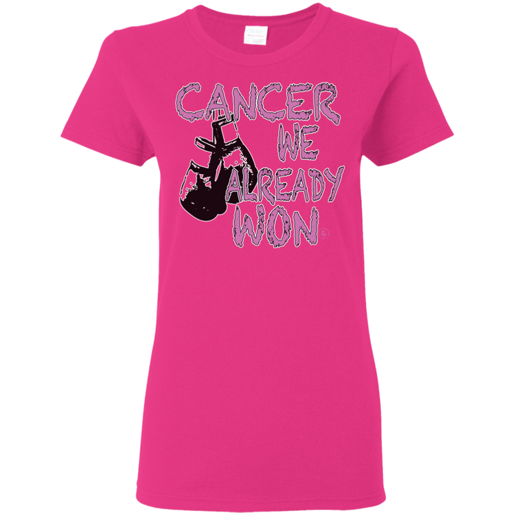 Cancer - We Already Won - Women's 5.3 oz. Tee