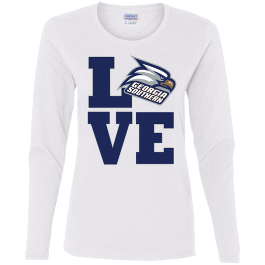 GA Southern - Alumni LOVE - Women's LS Tee