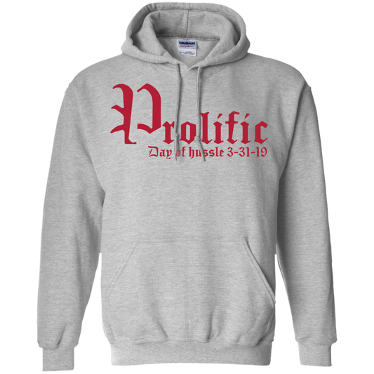 Prolific - Day of Hussle - Red - Men's / Women's Pullover Hoodie