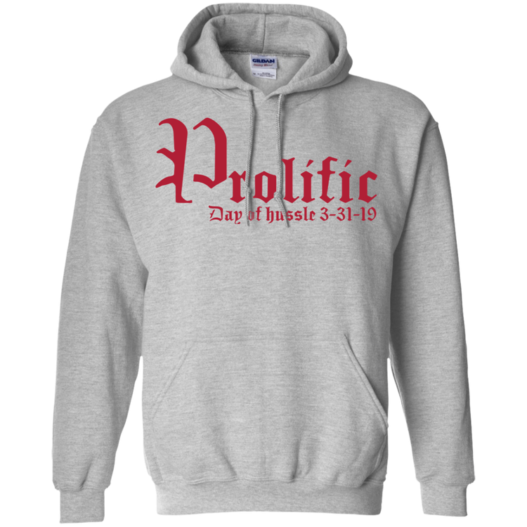 Prolific - Day of Hussle - Red - Men's / Women's Pullover Hoodie