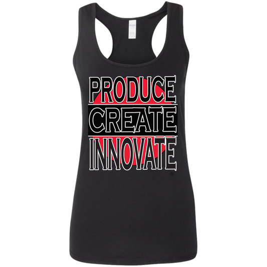 Produce - Create - Innovate - Women's Softstyle Racerback Tank