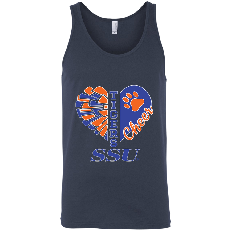 SSU - Tigers Cheer - Fashion Fitted Unisex Tank