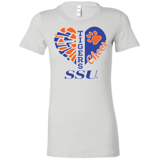 SSU - Tigers Cheer - Fashion Fitted Women's Favorite T-Shirt