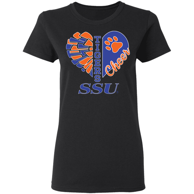 SSU - Tigers Cheer - Women's 5.3 oz. Tee