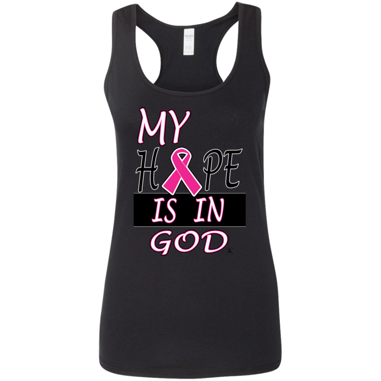 My Hope Is In God - Women's Softstyle Racerback Tank