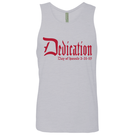 Dedication - Day of Hussle - Red - Men's Tank Top