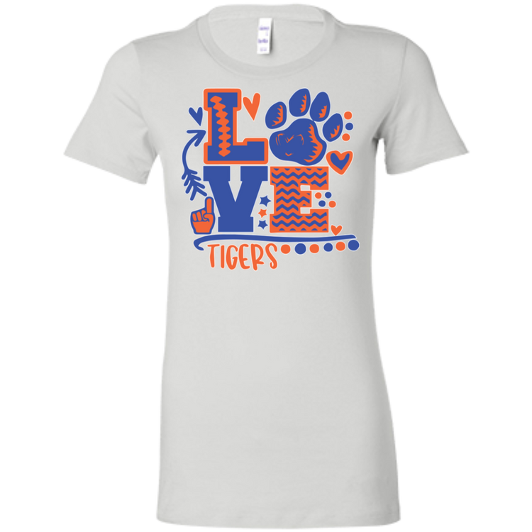 SSU - Love Tigers - Fashion Fitted Women's Favorite T-Shirt