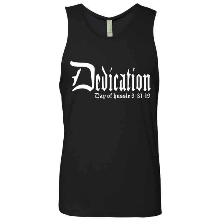 Dedication - Day of Hussle - White - Men's Tank Top