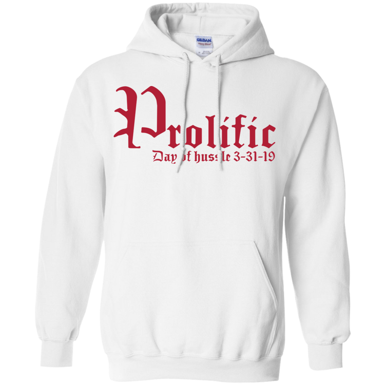 Prolific - Day of Hussle - Red - Men's / Women's Pullover Hoodie