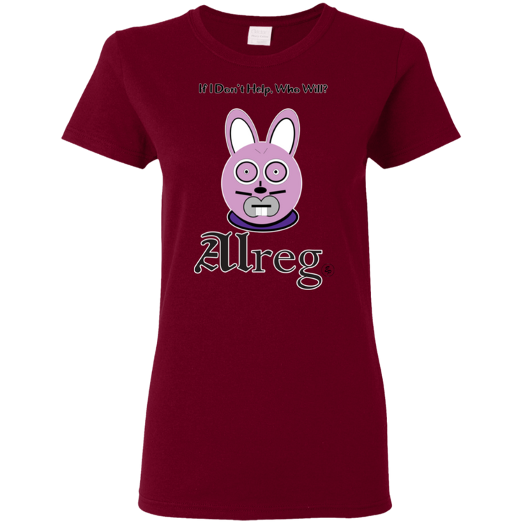 Alreg Adventures - Alreg Rabbit - If I dont help who will - Women's 5.3 oz. Tee