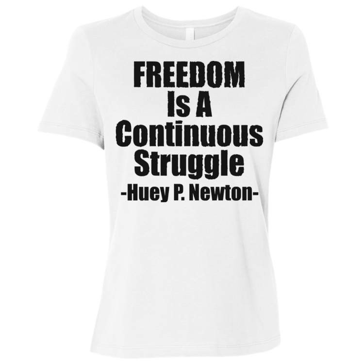 Freedom Is A Continuous Struggle - Black