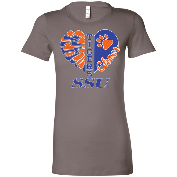 SSU - Tigers Cheer - Fashion Fitted Women's Favorite T-Shirt