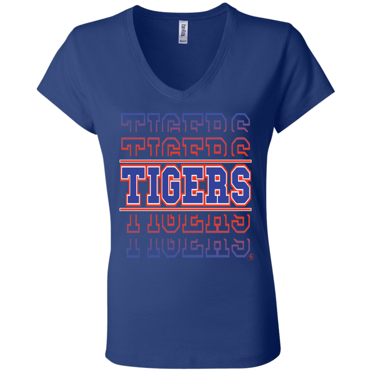 SSU - Tigers - Tigers - Tigers - Fashion Fitted Women's V-Neck T-Shirt