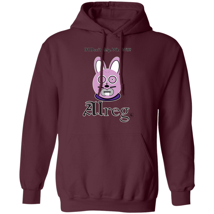 Alreg Adventures - Alreg Rabbit - If I dont help who will - Unisex Pullover Hoodie