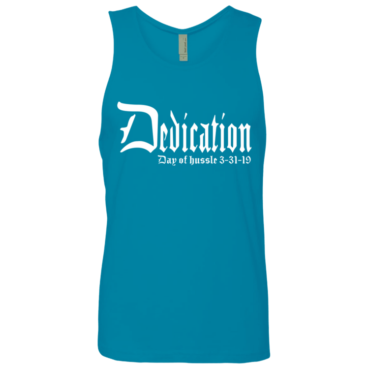 Dedication - Day of Hussle - White - Men's Tank Top