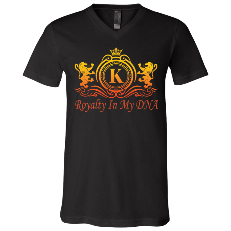 King - Royalty In My DNA - Unisex V Neck T-Shirt