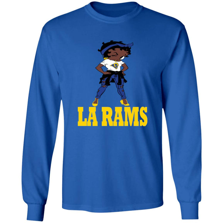 LA RAMS - Betty Boop Tee