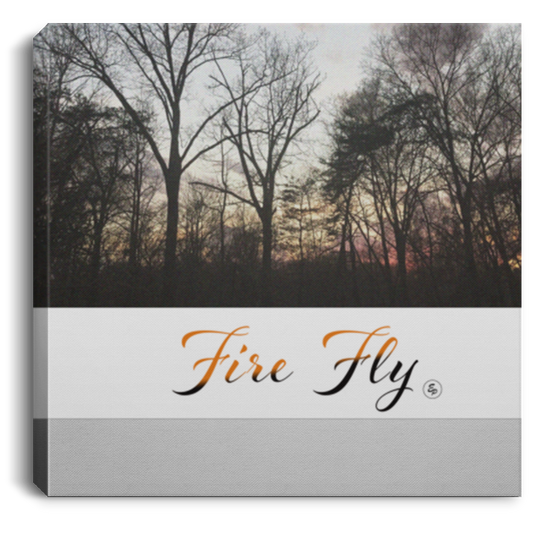 Fire Fly - Square Canvas .75in Frame