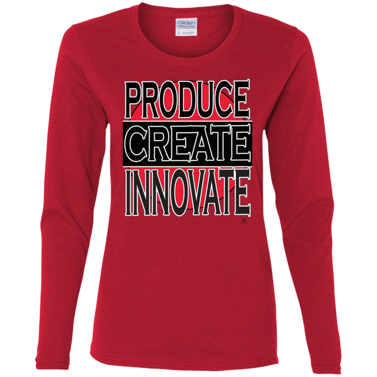 Produce - Create - Innovate - Women's LS Tee