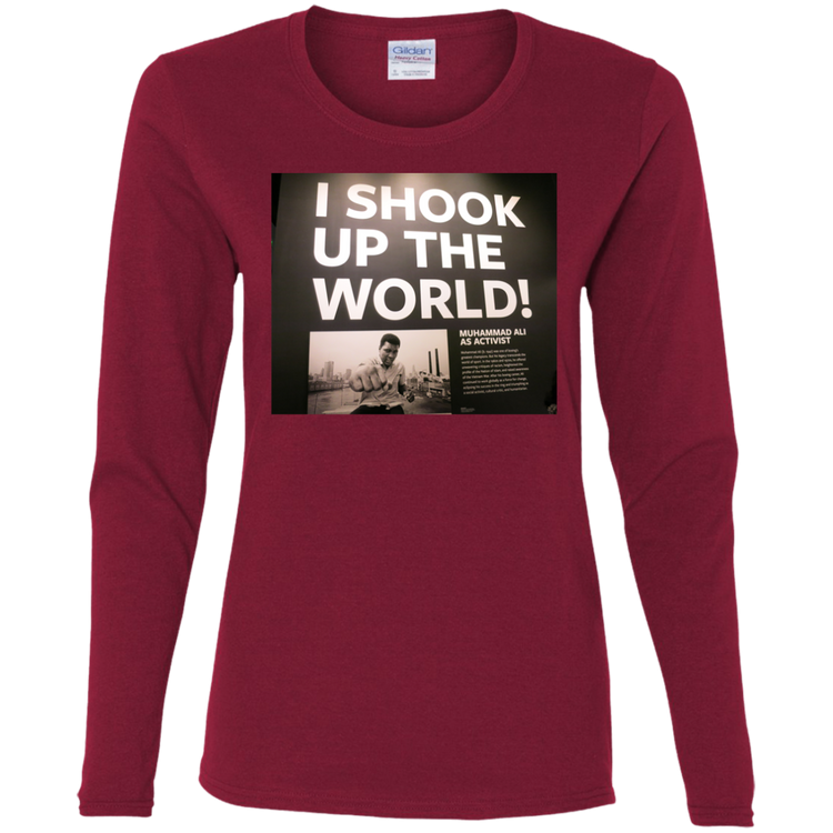 I Shook Up The World Women's LS Tee