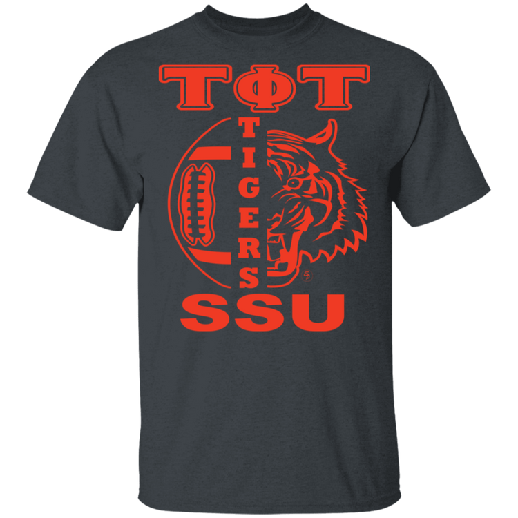 SSU - Tigers Football - Orange - Unisex  5.3 oz. T-Shirt