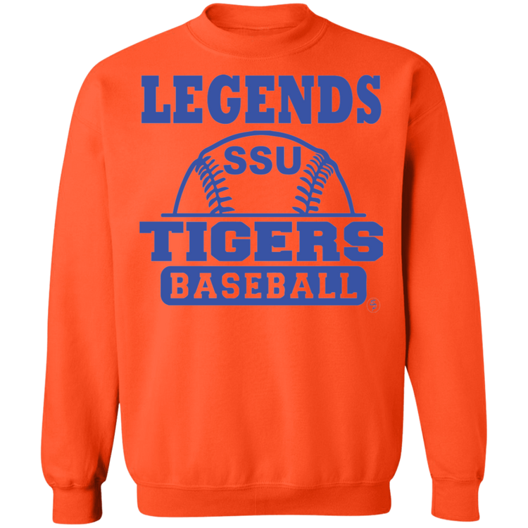 SSU - Tigers Baseball - Blue - Crewneck Pullover Sweatshirt  8 oz.