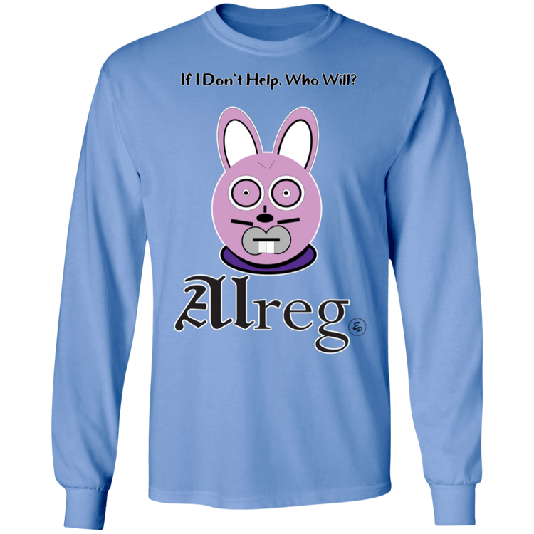 Alreg Adventures - Alreg Rabbit - If I dont help who will - Men's LS Tee