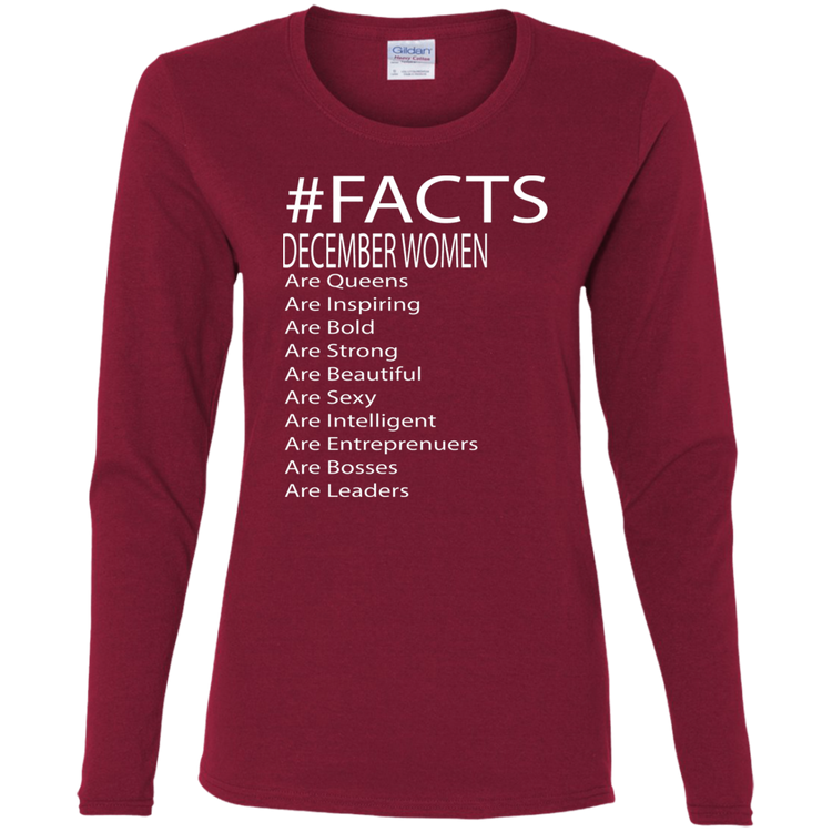 Facts - December Women - Women's LS Tee