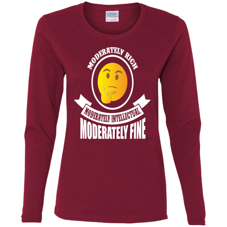 Moderately Rich - Intellectual - Fine - Women's LS Tee