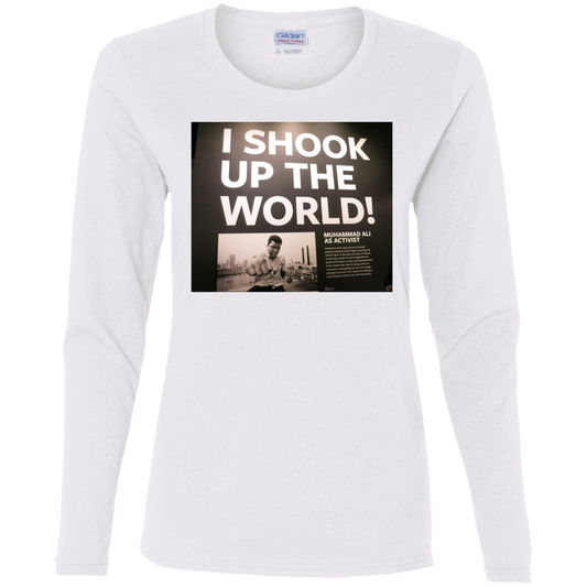 I Shook Up The World Women's LS Tee