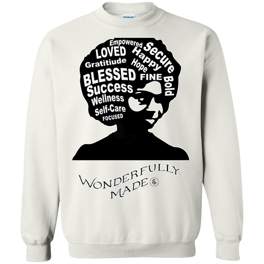 Wonderfully Made - Crewneck Pullover Sweatshirt