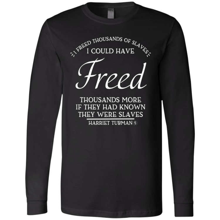 Tubman - I Could Have Freed More - White - Fashion Fitted Men's Jersey T-Shirt
