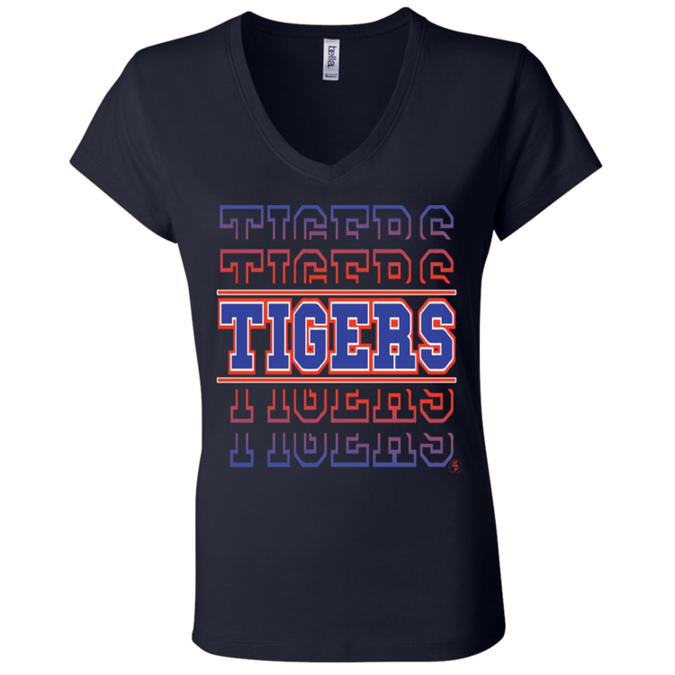 SSU - Tigers - Tigers - Tigers - Fashion Fitted Women's V-Neck T-Shirt