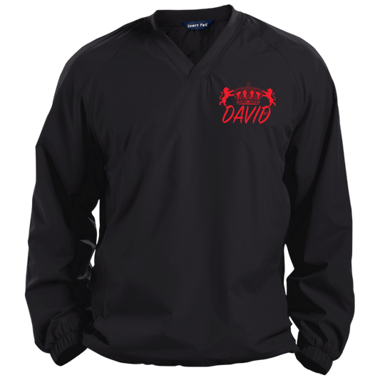 King David - Sport-Tek Pullover V-Neck Windshirt