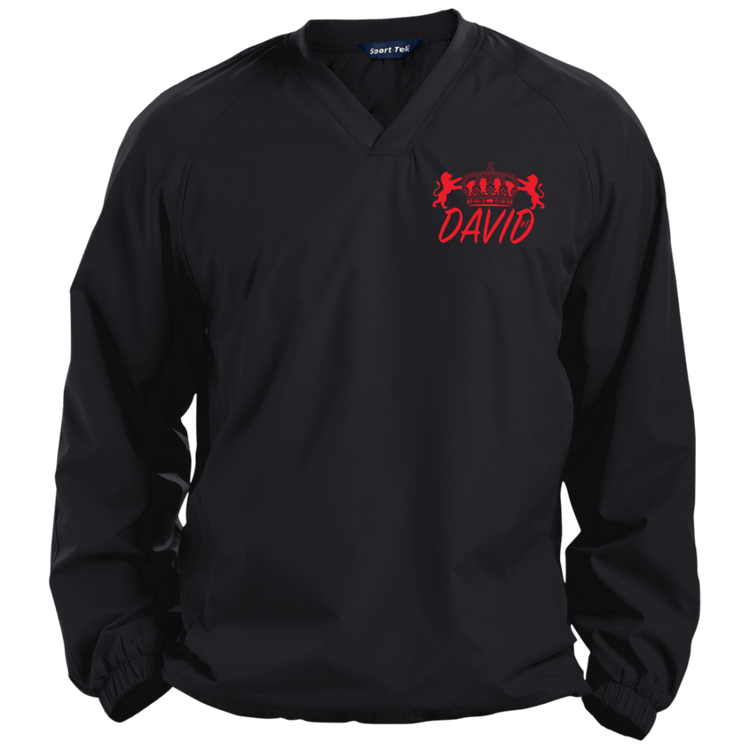 King David - Sport-Tek Pullover V-Neck Windshirt