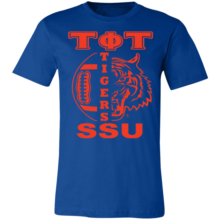 SSU - Tigers Football - Orange - Fashion Fitted Short-Sleeve T-Shirt