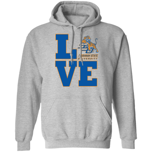 Savannah State - LOVE - Unisex Pullover Hoodie