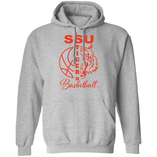 SSU - Tigers Basketball - Orange - Unisex Pullover Hoodie