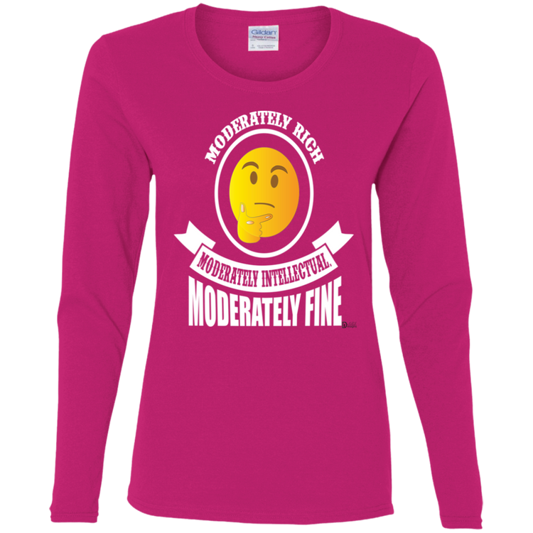 Moderately Rich - Intellectual - Fine - Women's LS Tee