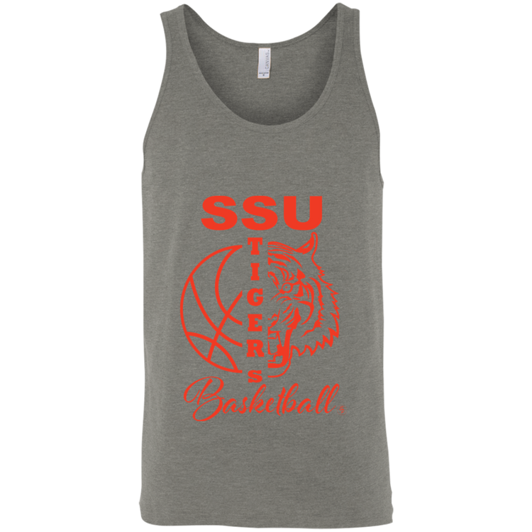 SSU - Tigers Basketball - Orange - Fashion Fitted Unisex Tank