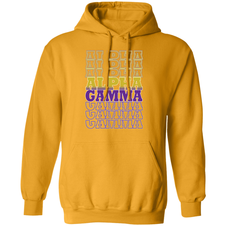 ALPHA GAMMA - ALPHA GAMMA - ALPHA GAMMA - Unisex Pullover Hoodie