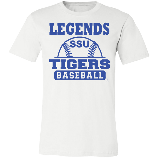 SSU - Tigers Baseball - Blue - Fashion Fitted Short-Sleeve T-Shirt