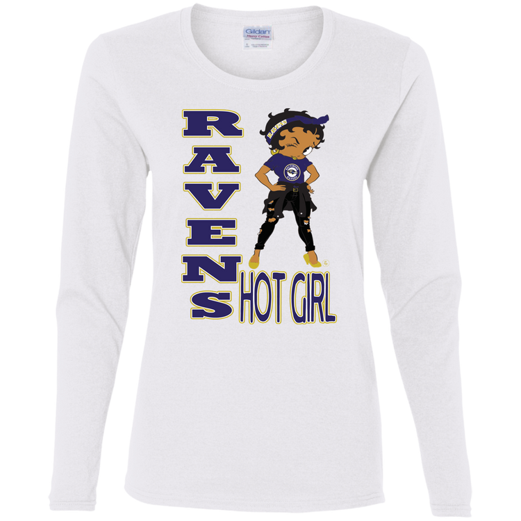 Ravens Hot Girl - Women's LS Tee