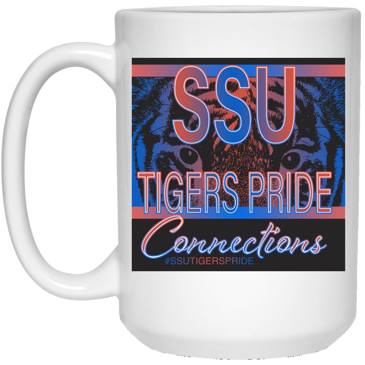 SSU Tigers Pride Connections - 21504 15 oz. White Mug